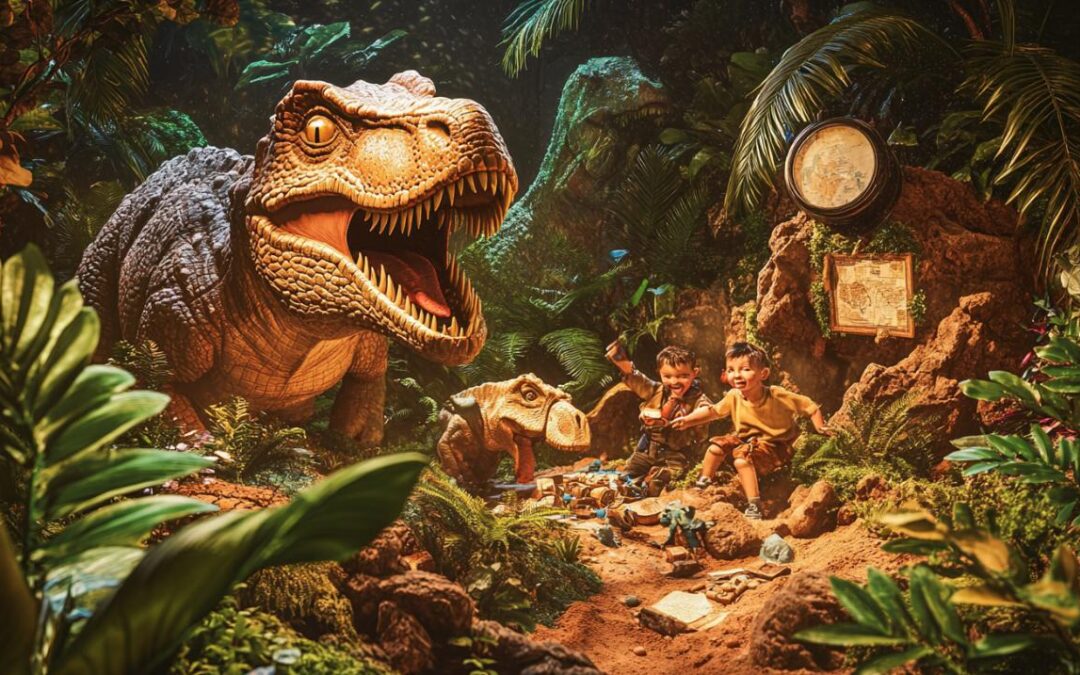 Organiser une chasse au trésor inoubliable sur le thème des dinosaures pour enfants